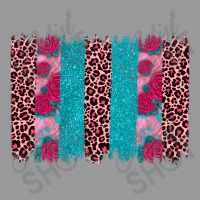 Valentines Day Leopard Rose Glitter Brush Stoke Crewneck Sweatshirt | Artistshot