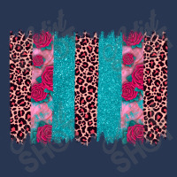 Valentines Day Leopard Rose Glitter Brush Stoke Men Denim Jacket | Artistshot