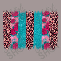 Valentines Day Leopard Rose Glitter Brush Stoke Vintage Hoodie | Artistshot