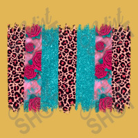 Valentines Day Leopard Rose Glitter Brush Stoke Vintage Hoodie And Short Set | Artistshot