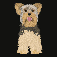 Yorkshire Terrier, Dog, Brown, Funny, Natural Premium T Shirt Scorecard Crop Tee | Artistshot