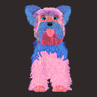 Yorkshire Terrier, Dog, Pink, Blue, Funny, Crazy T Shirt Racerback Tank | Artistshot