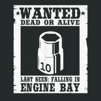 Wanted 10mm Socket Poster Race Car Drag Racing Mechanic Women's Triblend Scoop T-shirt | Artistshot