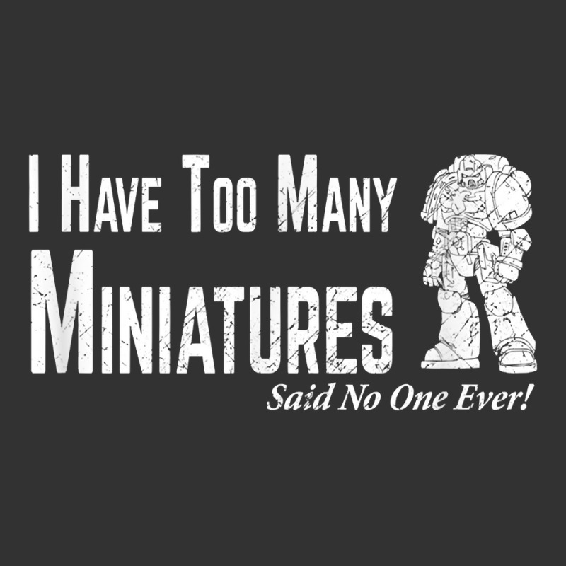 Wargaming Too Many Miniature Funny Wargamer Gift T Shirt Baby Bodysuit by cm-arts | Artistshot