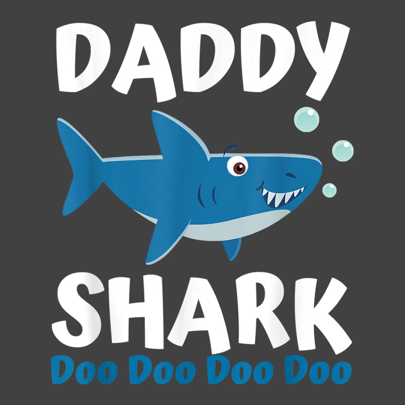 Daddy Shark Fathers Day Gift From Wife Son Daughter Vintage T-shirt | Artistshot