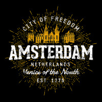 Netherlands Vacation Souvenir Amsterdam T Shirt Lightweight Hoodie | Artistshot