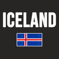 Iceland Icelandic Flag Gift Souvenir T Shirt Ladies Fitted T-shirt | Artistshot