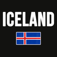 Iceland Icelandic Flag Gift Souvenir T Shirt Scorecard Crop Tee | Artistshot