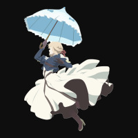 Violet Evergarden Parasol Minimalist Art Classic Crop Top | Artistshot