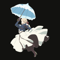 Violet Evergarden Parasol Minimalist Art Classic Scorecard Crop Tee | Artistshot