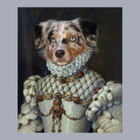 Australian Shepherd Dog Renaissance Pet Portrait Medieval Tank Dress | Artistshot