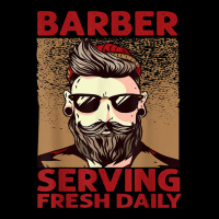 Barber Serving Fresh Daily   Haircut   Funny   Beards Men's Long Sleeve Pajama Set | Artistshot