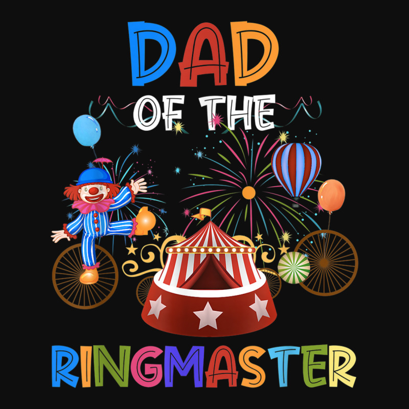 Dad Of The Birthday Ringmaster Circus Birthday Party Crop Top by Sapphire | Artistshot