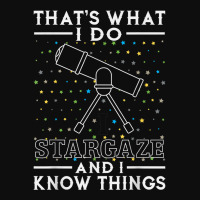 I Stargaze And I Know Things Gift For Astronomy Lovers Crop Top | Artistshot