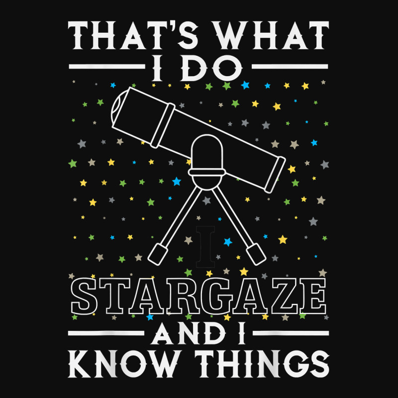 I Stargaze And I Know Things Gift For Astronomy Lovers Crop Top by NorikoKanemura | Artistshot