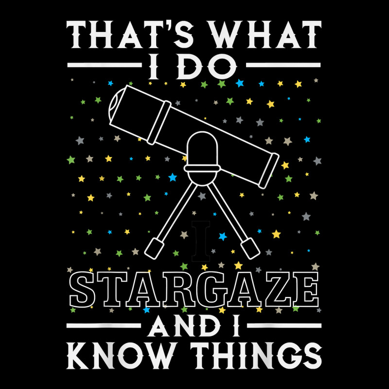 I Stargaze And I Know Things Gift For Astronomy Lovers Cropped Sweater by NorikoKanemura | Artistshot