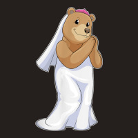 Bear Bride Veil Wedding Tank Top | Artistshot