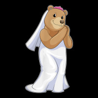 Bear Bride Veil Wedding Zipper Hoodie | Artistshot