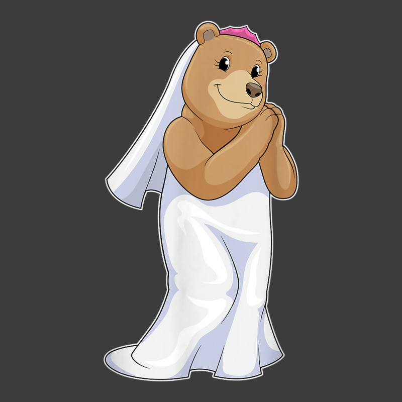 Bear Bride Veil Wedding Men's Polo Shirt | Artistshot