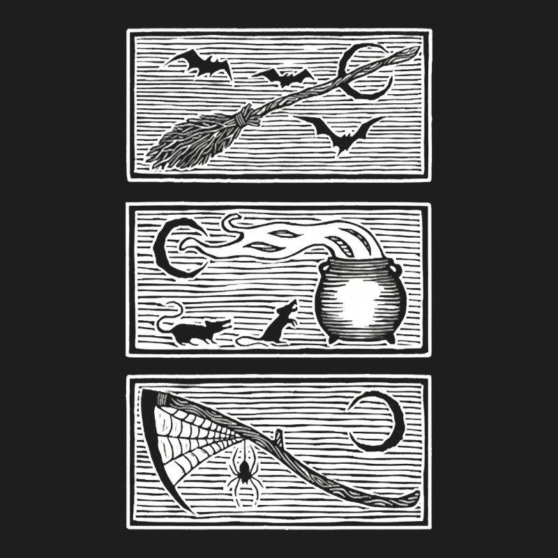 Witches Triptych Classic T-shirt by Crowley Tidwell | Artistshot