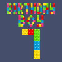 7th Birthday 7 Years Old Boy Building Blocks Bricks Boys Kid T Shirt Vintage Short | Artistshot