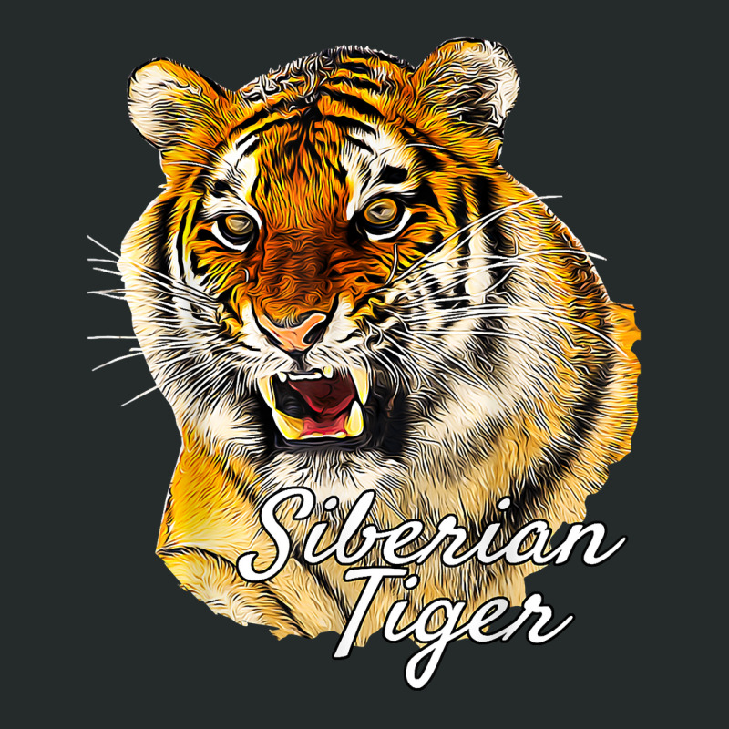 Siberian Tiger   Ferocious Tiger Roar Cat Owner T Shirt Women's Triblend Scoop T-shirt by cm-arts | Artistshot