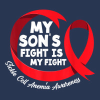 My Son's Fight Is My Fight Sickle Cell Anemia Awareness T Shirt Ladies Denim Jacket | Artistshot