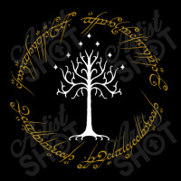 Gold Ringed White Tree Of Gondor V-neck Tee | Artistshot