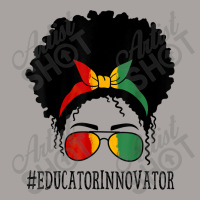 Educator Innovator Women Messy Bun Black History Month Characters Cart Racerback Tank | Artistshot