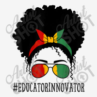 Educator Innovator Women Messy Bun Black History Month Characters Cart Classic T-shirt | Artistshot