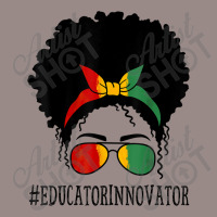 Educator Innovator Women Messy Bun Black History Month Characters Cart Vintage T-shirt | Artistshot