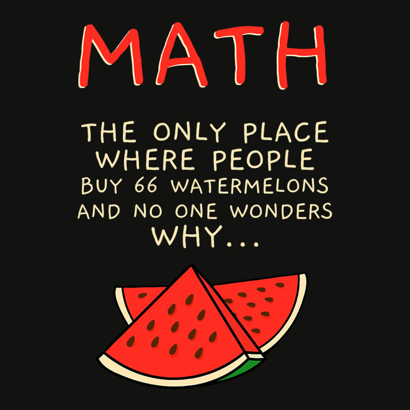 Math And Watermelons Mathematics Calculation Numbers Scorecard Crop Tee by cm-arts | Artistshot