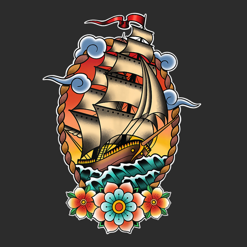 Old School American Traditional Tattoo Flash Clipper Ship Tank Top Exclusive T-shirt by nuzhetanopo | Artistshot