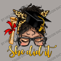 She Did It Graduate Latina Messy Bun Racerback Tank | Artistshot