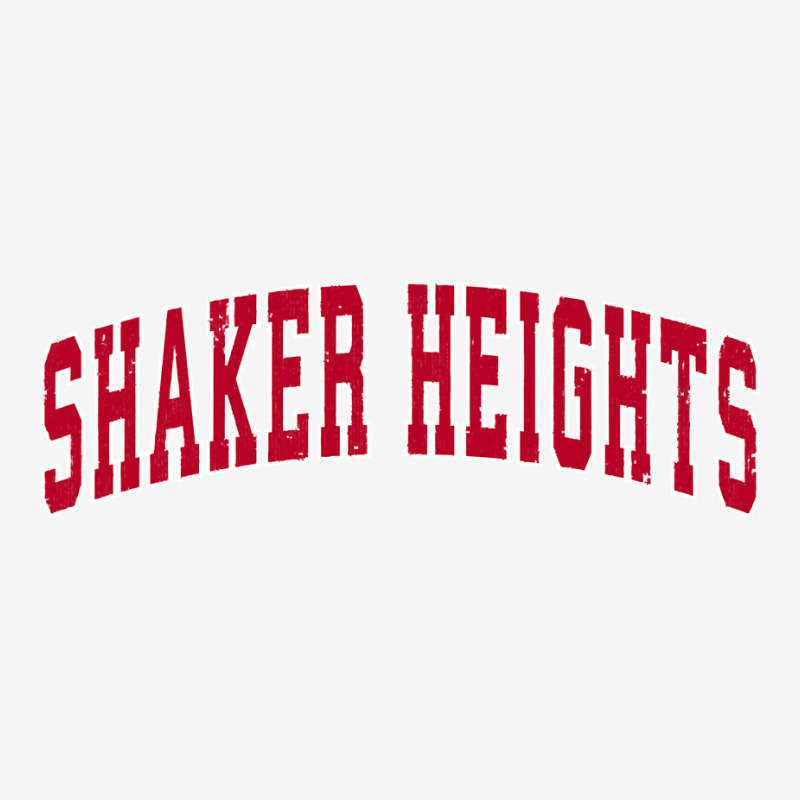 Shaker Heights Ohio Oh Vintage Sports Design Red Design Sweatshirt Adjustable Cap by tuftsmirussom | Artistshot