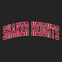 Shaker Heights Ohio Oh Vintage Sports Design Red Design Sweatshirt 3/4 Sleeve Shirt | Artistshot