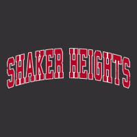 Shaker Heights Ohio Oh Vintage Sports Design Red Design Sweatshirt Vintage Hoodie | Artistshot