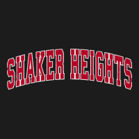 Shaker Heights Ohio Oh Vintage Sports Design Red Design Sweatshirt Hoodie & Jogger Set | Artistshot