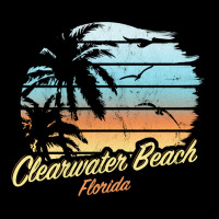 Clearwater Beach, Florida   Palm Tree & Sunset The Original Pullover H Long Sleeve Shirts | Artistshot