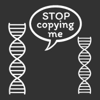 Stop Copying Me Funny Genetics Biology Dna Double Helix T Shirt Baby Bodysuit | Artistshot