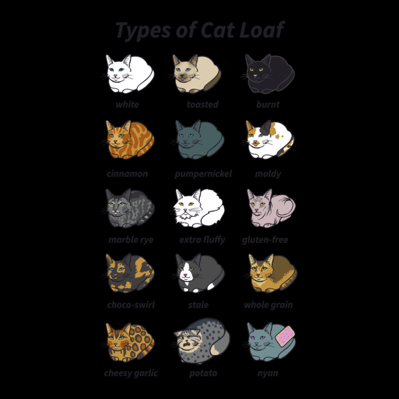 The Types Of Cat Loaf Men's 3/4 Sleeve Pajama Set by JeanetteNeubauer | Artistshot