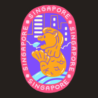 Singapore Cartoon Tank Top | Artistshot