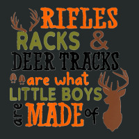 Rifles Racks Deer Tracks Little Boys Are Made Of Hunting Women's Triblend Scoop T-shirt | Artistshot