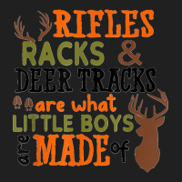 Rifles Racks Deer Tracks Little Boys Are Made Of Hunting Ladies Polo Shirt | Artistshot