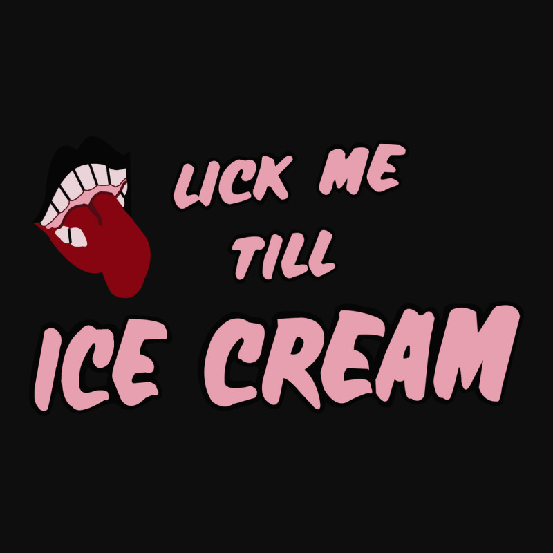 Lick Me Till Ice Cream Crop Top by cm-arts | Artistshot