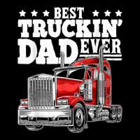 Best Truckin Dad Ever Big Rig Trucker Father's Day Cropped Sweater | Artistshot