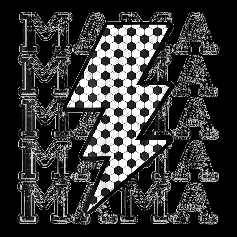 Soccer Mama Lightning Bolt Vintage Mom Life Mother's Day Women's V-Neck T-Shirt by CesarEmmanuelNavarrete | Artistshot