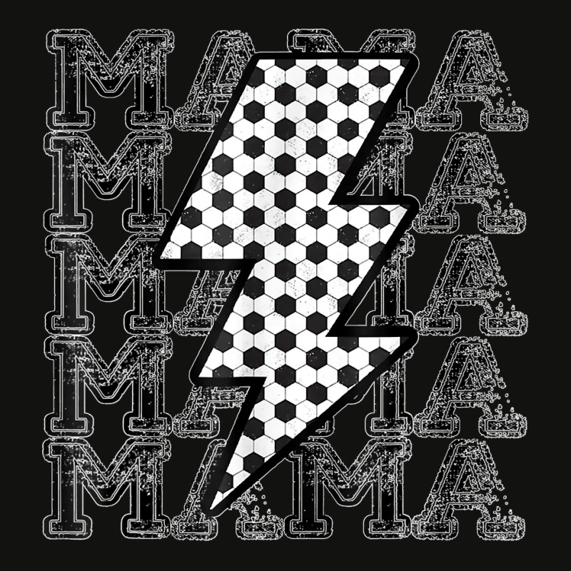 Soccer Mama Lightning Bolt Vintage Mom Life Mother's Day Scorecard Crop Tee by CesarEmmanuelNavarrete | Artistshot