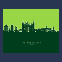 Peterborough England Skyline Ladies Denim Jacket | Artistshot