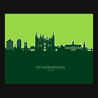 Peterborough England Skyline Scorecard Crop Tee | Artistshot